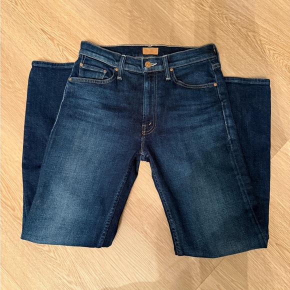 MOTHER Mid Rise Rider Flood Jeans - Picture 2 of 4